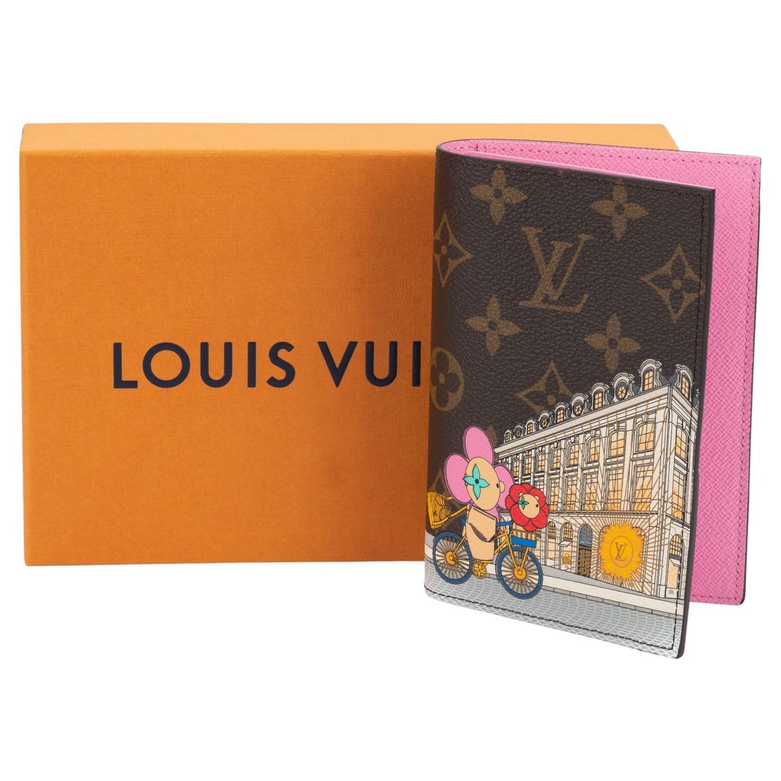 Louis Vuitton Pink Passport Cover Vivienne Holidays 2022 NIB: Louis Vuitton Pink Passport Cover Vivienne Holidays 2022 NIB This stunning Louis Vuitton Passport Cover from the Vivienne Holidays 2022 collection combines elegance and functionality. Crafted from hig