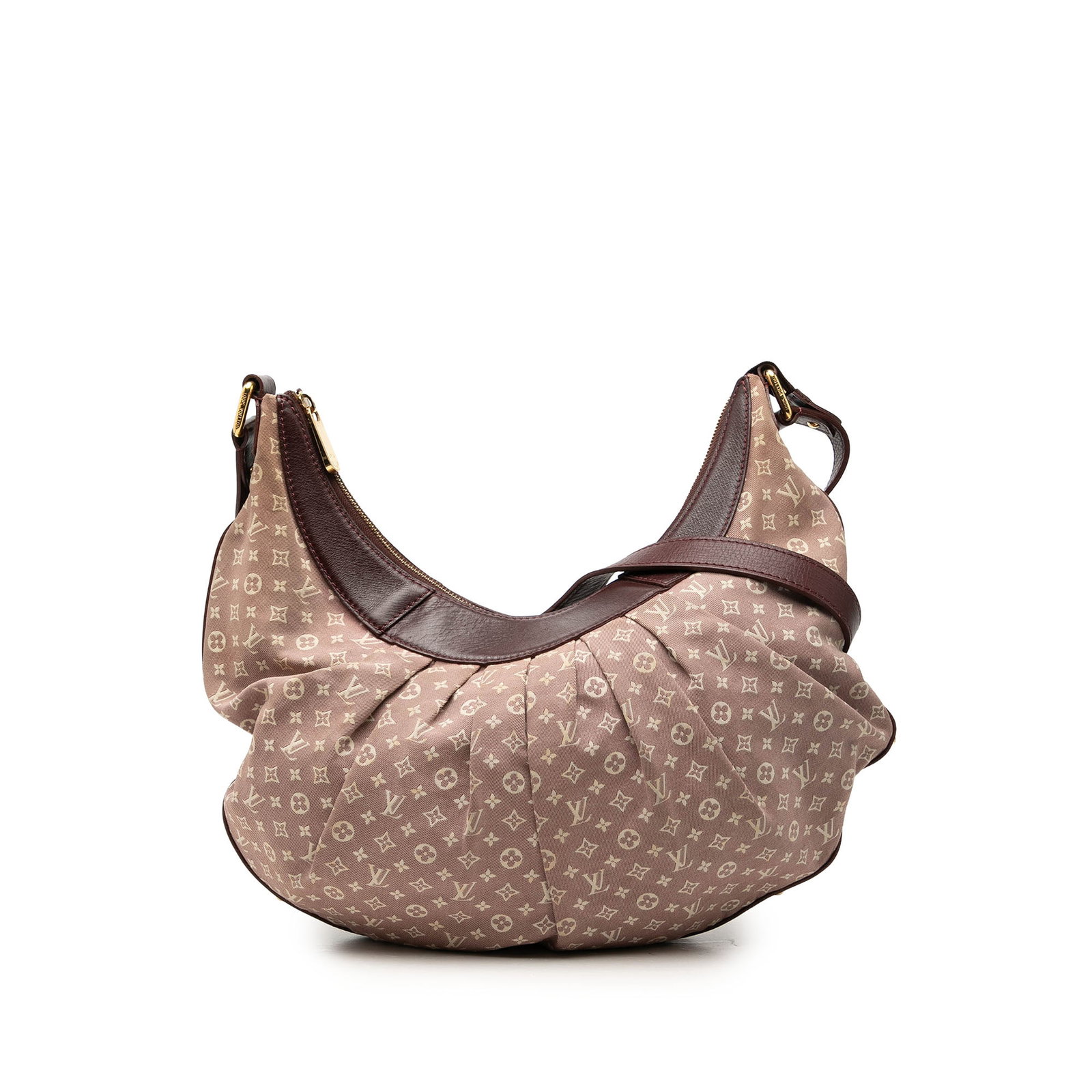 Louis Vuitton Rhapsody MM Monogram Idylle Shoulder Bag Brown: Louis Vuitton Rhapsody MM Monogram Idylle Shoulder Bag Brown Louis Vuitton Monogram Idylle Rhapsody MM shoulder bag featuring a monogram Idylle canvas body with leather trim, a flat leather strap, top