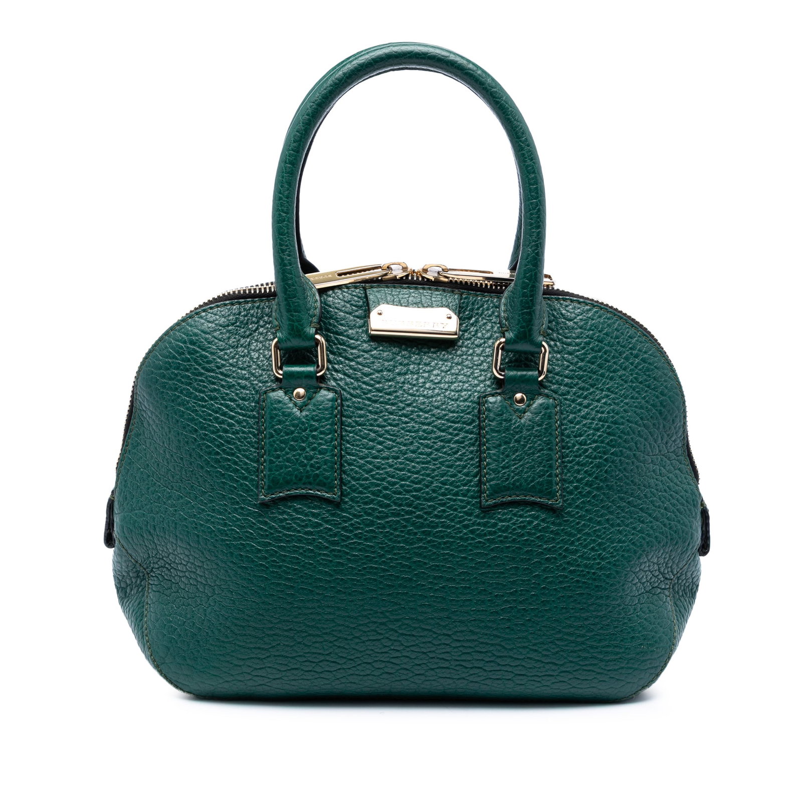 Burberry Heritage Orchard Small Grained Calfskin Leather Bowling Bag (1 of 6)