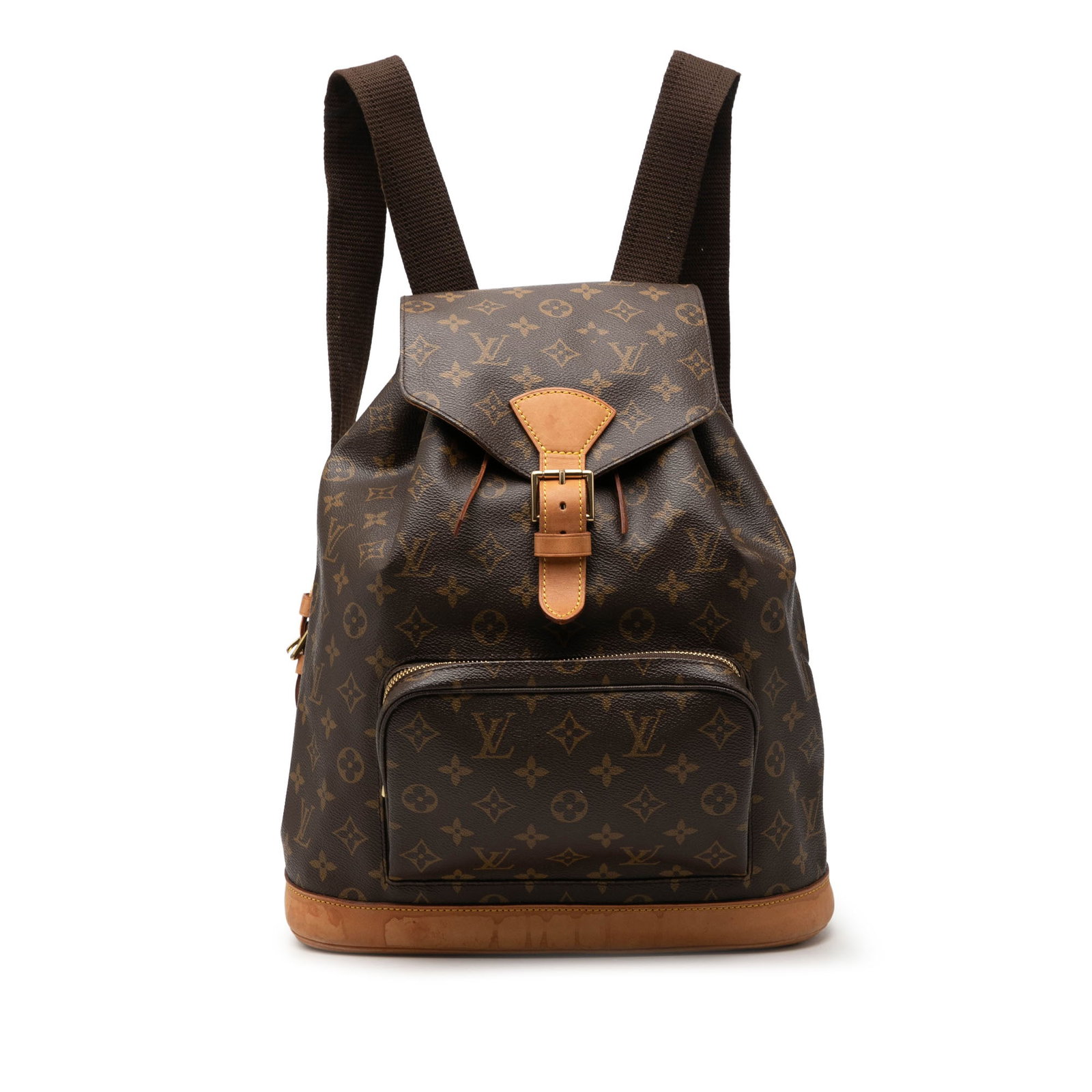 Louis Vuitton Montsouris GM Monogram Canvas Backpack: Louis Vuitton Montsouris GM Monogram Canvas Backpack Louis Vuitton Monogram Montsouris GM backpack crafted with a monogram canvas body and vachetta leather trim. It features adjustable flat back strap