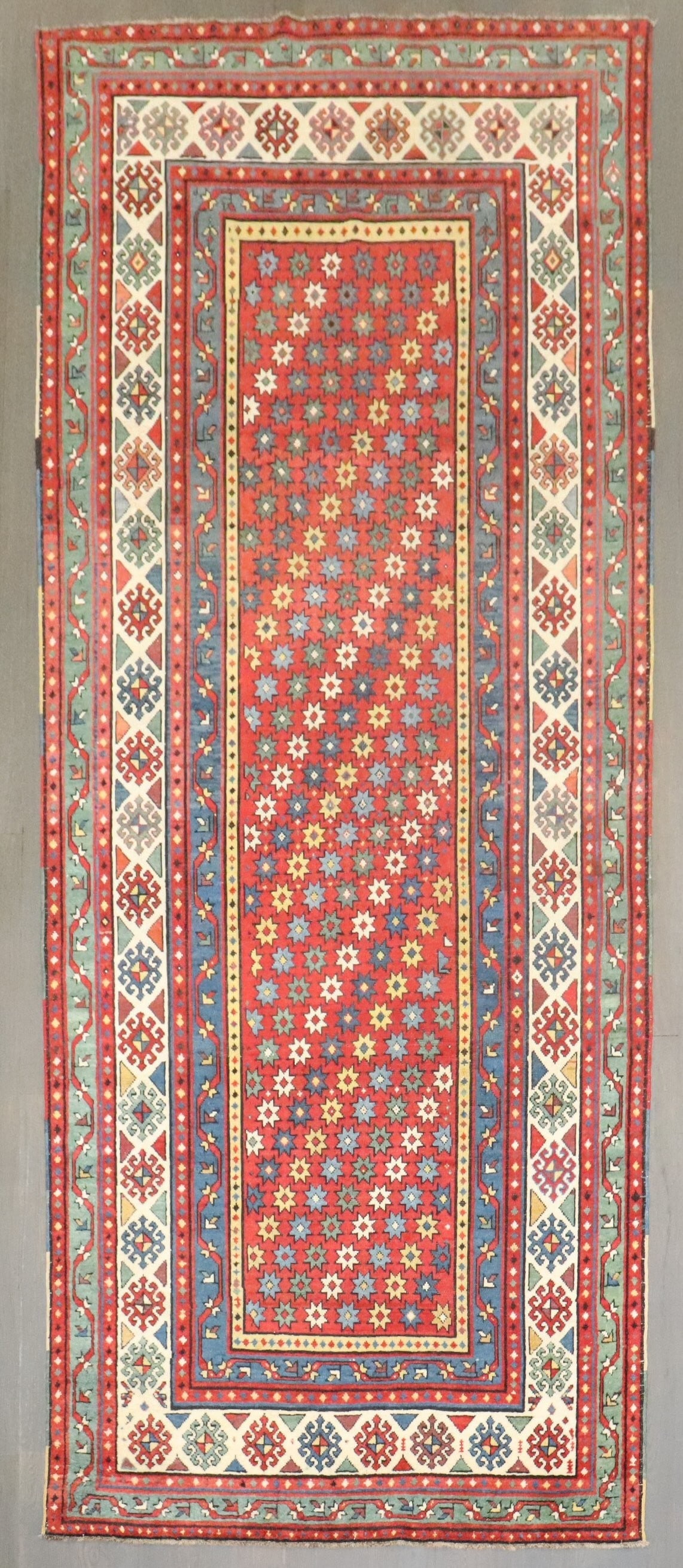 3' 10" x 9' 3" Talish runner antique 19th century rug (1 of 7)