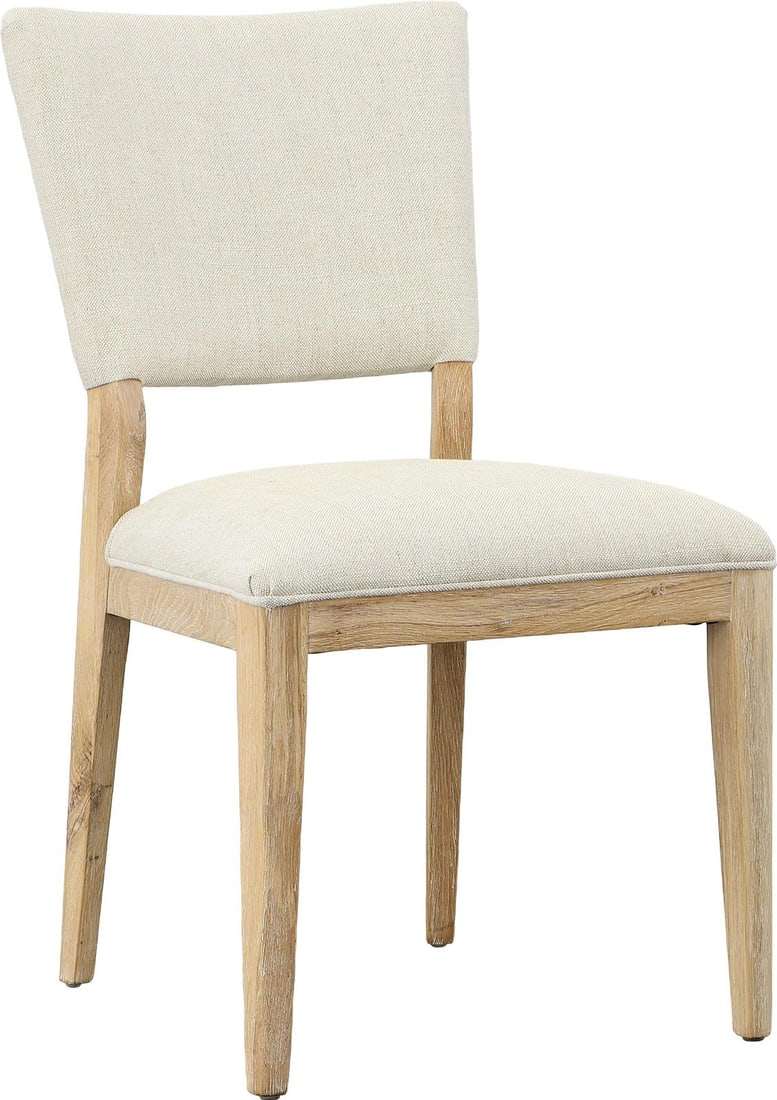 Lucile Sand Dining Chair Oak Frame Light Sand Upholstery: Lucile Sand Dining Chair Oak Frame Light Sand Upholstery Enhance your dining experience with the Lucile Sand Chair, a perfect blend of style and comfort. This chair features a light sand upholstery cr