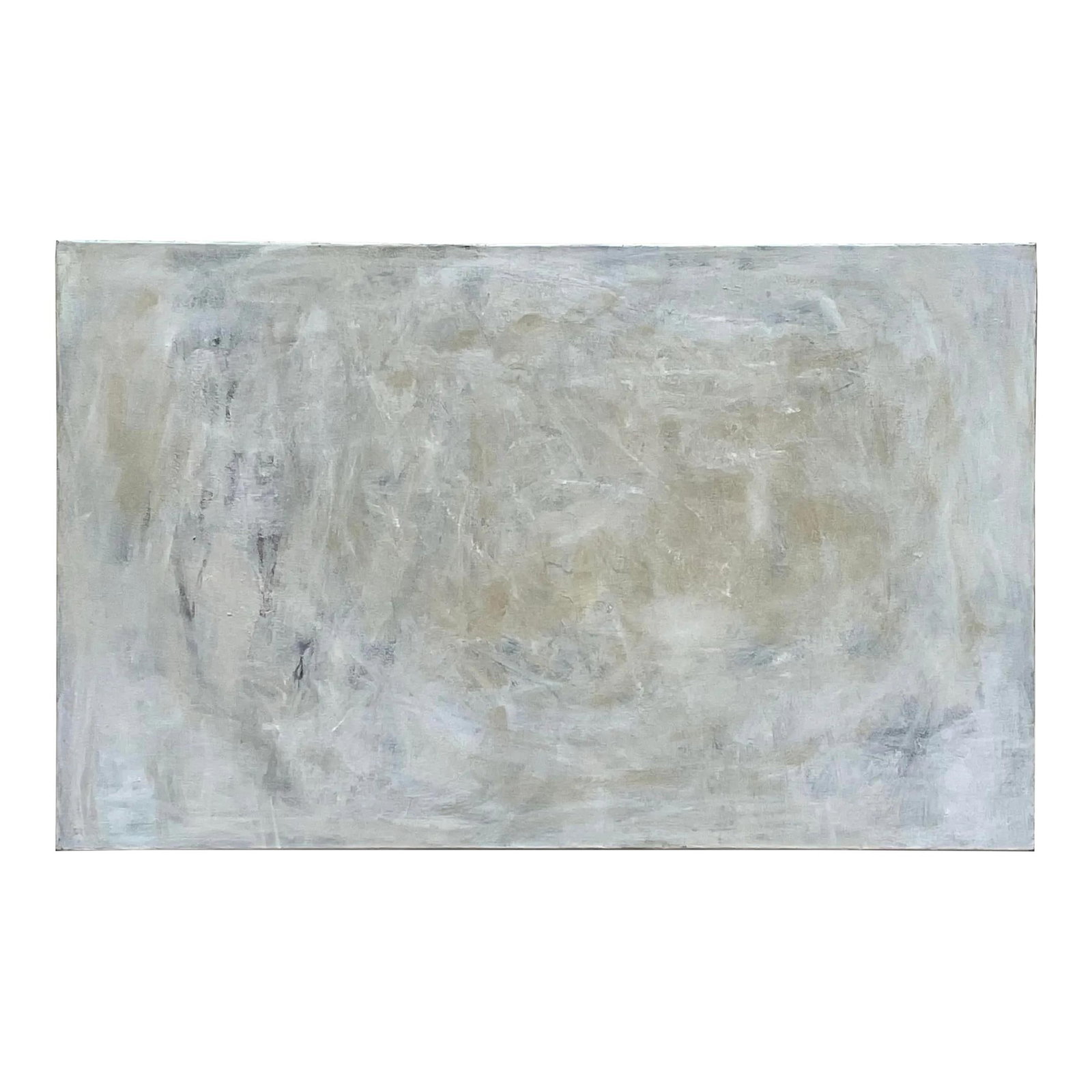 Vintage Boho Abstract Oil on Canvas 48x30 Unique Artwork (1 of 2)
