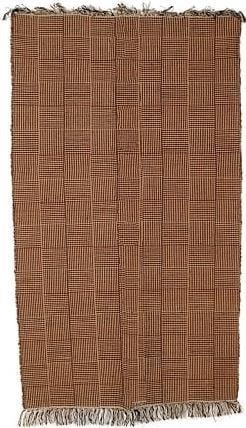 Hand-Woven Tribal Red Jute Rug 6x9 Artisanal Design: Hand-Woven Tribal Red Jute Rug 6x9 Artisanal Design Elevate your living space with this beautifully crafted Artisanal Box Design Red Jute Rug, measuring 6x9 feet. This hand-made and hand-woven rug sho
