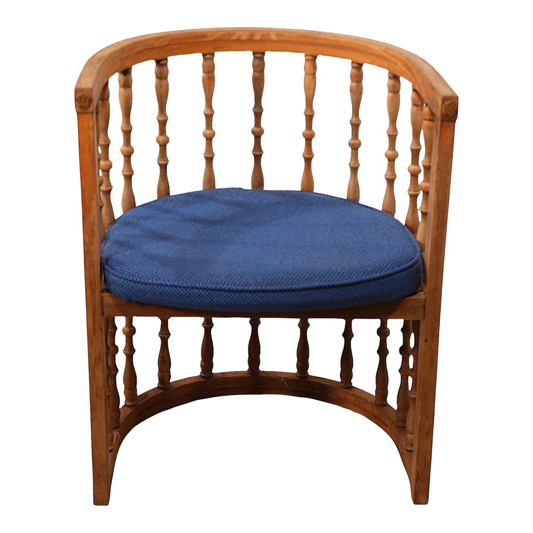 1970s Brutalist Spanish Barrel Back Chair Chic Design (1 of 10)