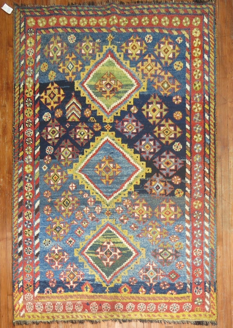 5' 5" x 7' 7" Persian Gabbeh Tribal Rug Early 20th Century (1 of 7)
