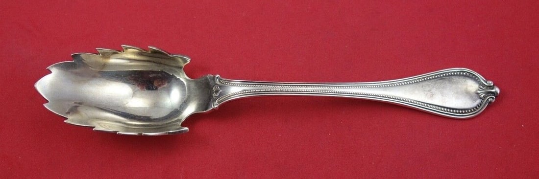 Towle Old Newbury Sterling Silver Spaghetti Server 7 3/8 Inches: Towle Old Newbury Sterling Silver Spaghetti Server 7 3/8 Inches Presenting the Old Newbury Spaghetti Server by Towle, a stunning piece crafted from solid sterling silver. This serving piece, measuring