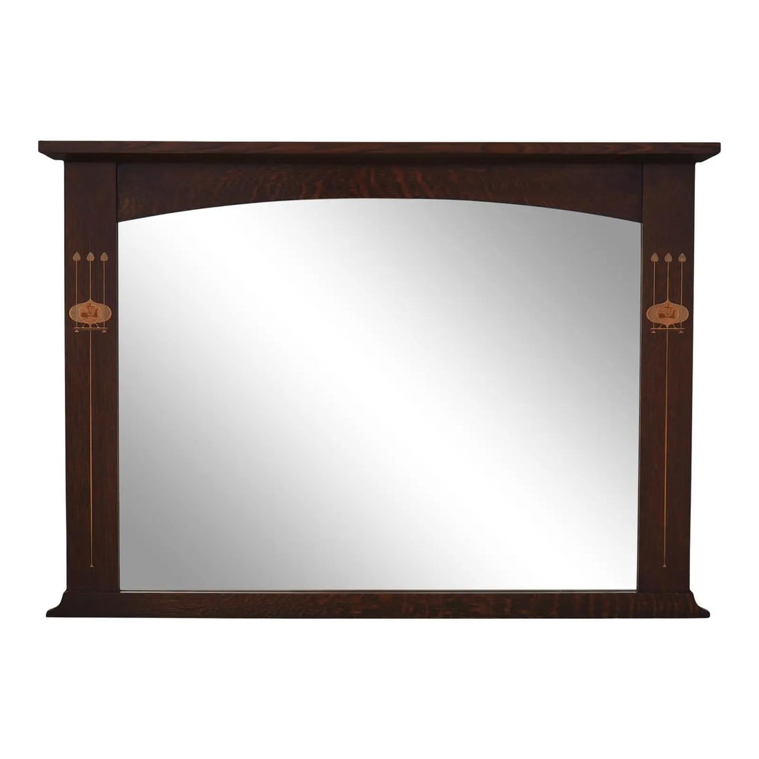 Stickley Harvey Ellis oak wall mirror 48w x 34h Mission style (1 of 9)