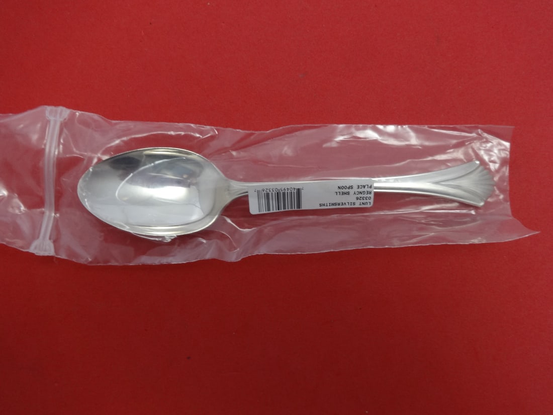 Lunt Regency Shell Sterling Silver Place Soup Spoon 6 3/4" (1 of 1)