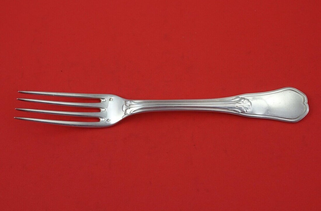 Puiforcat Rochambeau .950 Silver Dinner Fork 8 1/8 Inch Flatware (1 of 2)