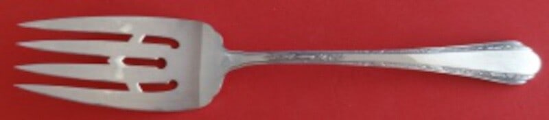 Towle Chased Diana Sterling Silver Cold Meat Fork 7.75 Inches: Towle Chased Diana Sterling Silver Cold Meat Fork 7.75 Inches Add elegance to your dining experience with this exquisite Chased Diana Serving Fork by Towle. Crafted from high-quality sterling silver, 