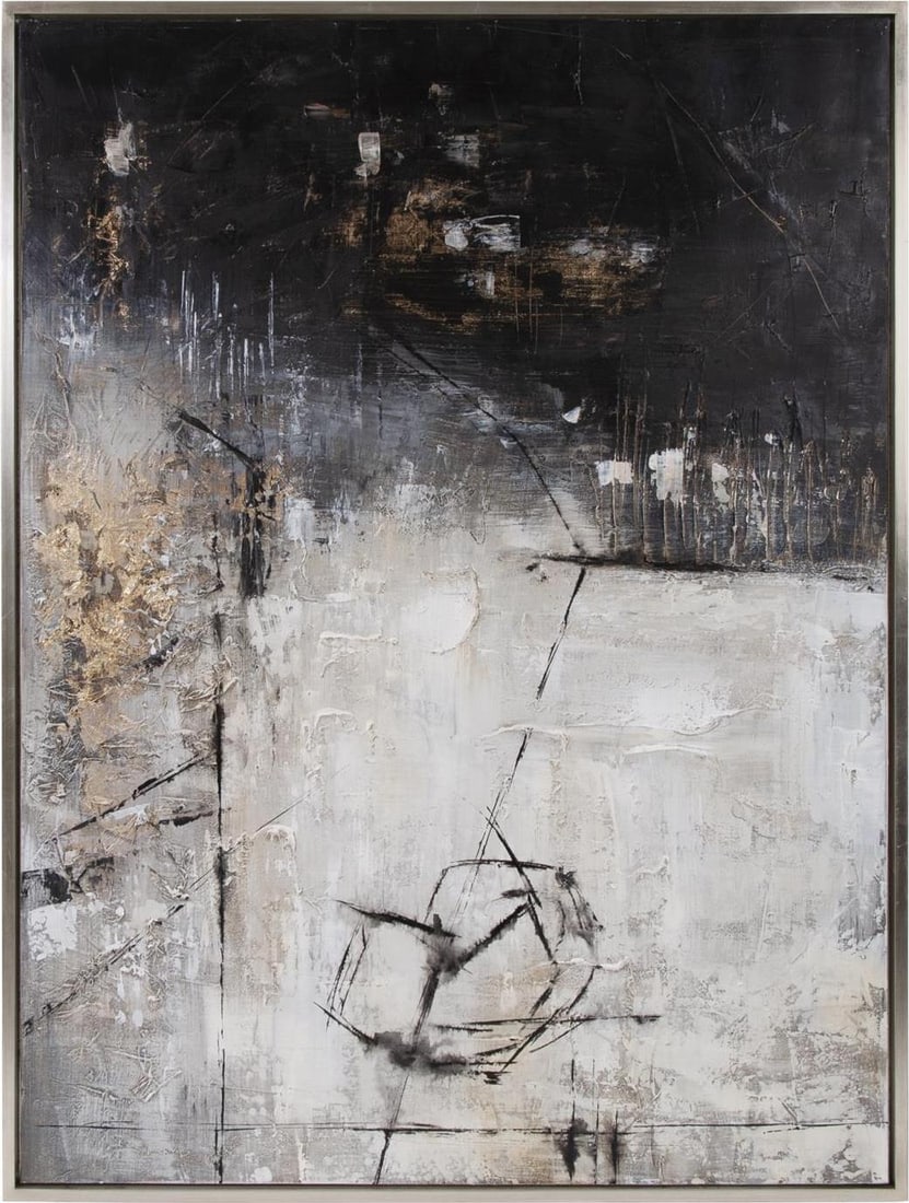 Howard Elliott Hand-Finished A Lonely Walk Canvas Art 55.75x41.75 Inches (1 of 7)