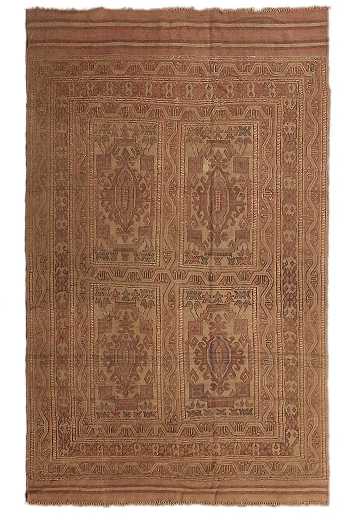 6.4 x 9 Afghan Souzani Kilim Handmade Area Rug Premium Wool: 6.4 x 9 Afghan Souzani Kilim Handmade Area Rug Premium Wool Free continental US Shipping Elevate your living space with the stunning 6.4 x 9 Afghan Sumac Souzani Kilim Handmade Rug. This exquisite pie