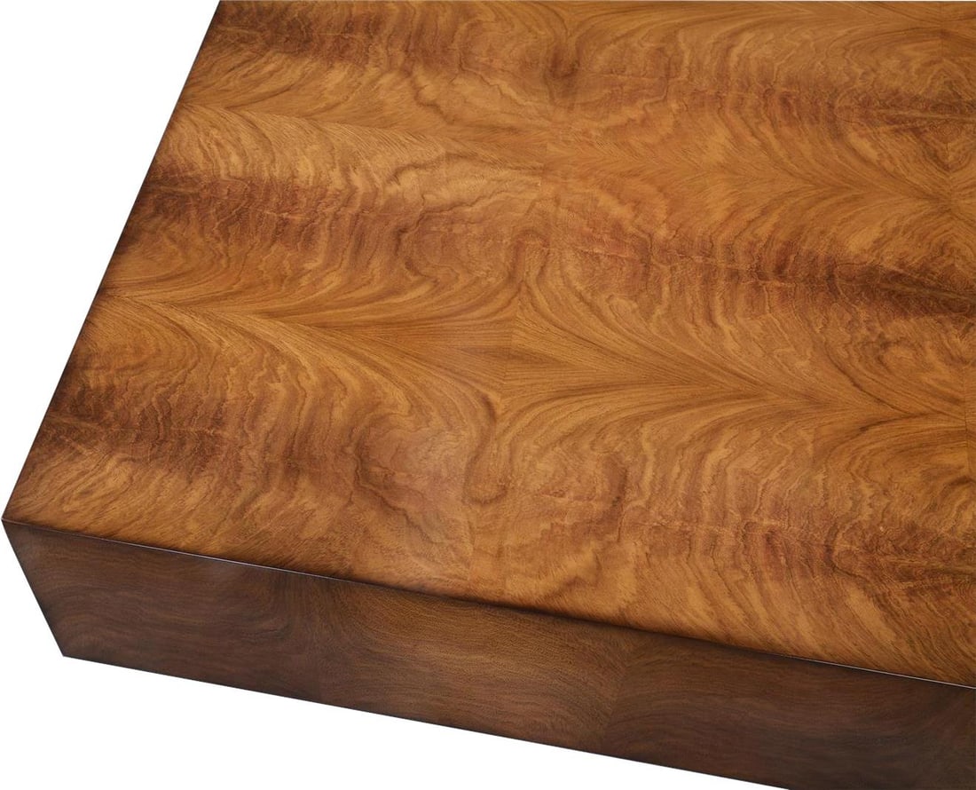 Modern Square Coffee Table Margo Collection Solid Wood Cerejeira Mahogany (1 of 5)