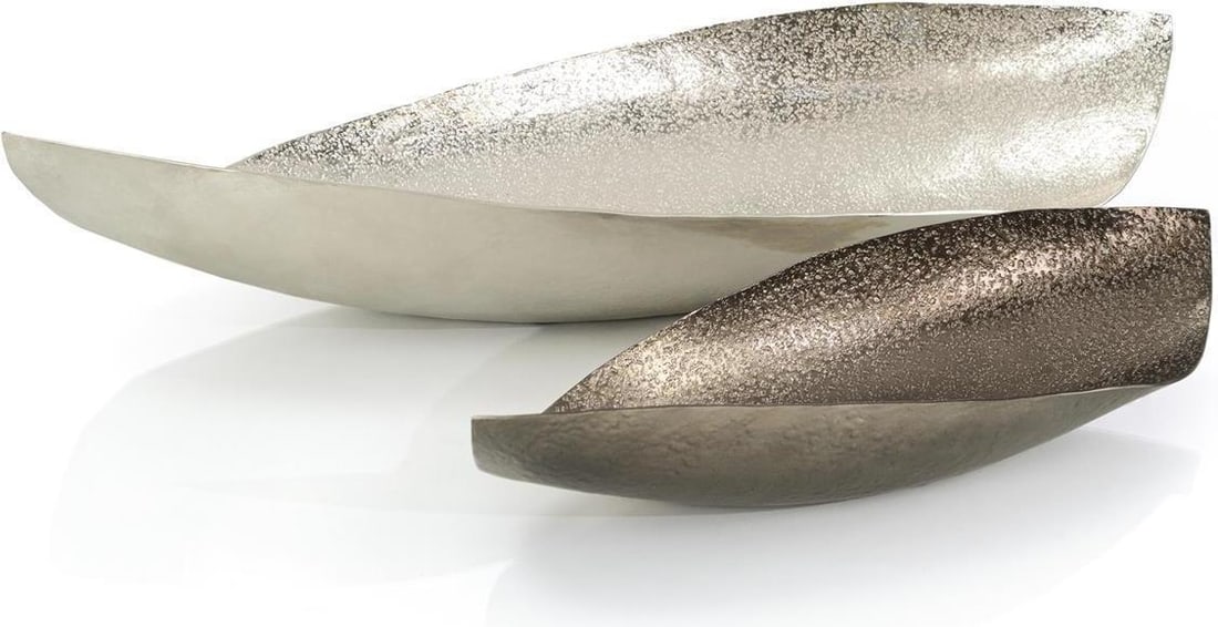 John-Richard Classic Silver Copper Nesting Bowls Set (1 of 1)