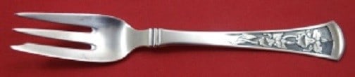 W & S Sorensen Orchide Sterling Silver Salad/Pastry Fork 5 1/8": W & S Sorensen Orchide Sterling Silver Salad/Pastry Fork 5 1/8" Enhance your dining experience with this exquisite Sterling Silver Salad/Pastry Fork from the Orchide (also known as Orchid) pattern by 