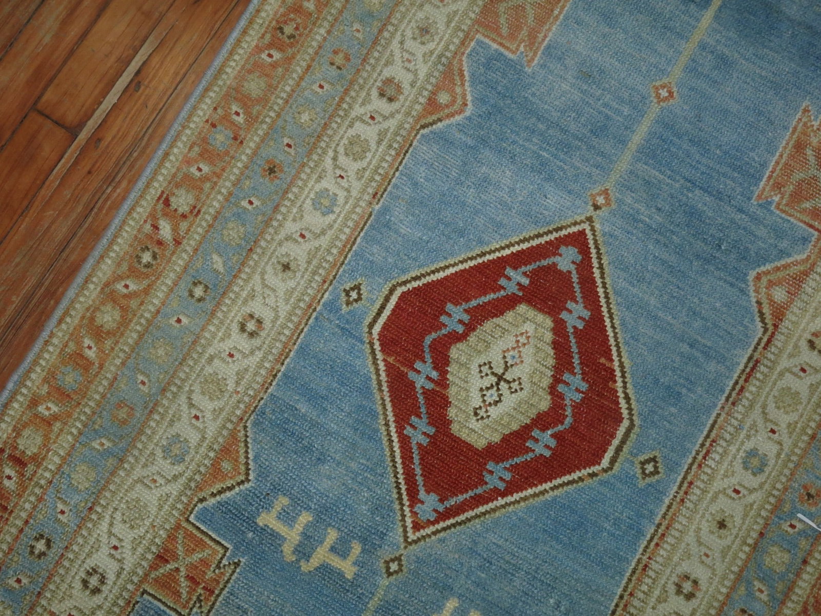 2' 9" x 11' 10" Antique Malayer Persian Runner Blue (1 of 7)