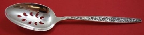 Towle Sterling Silver Meadow Song 9" Pierced Serving Spoon (1 of 1)