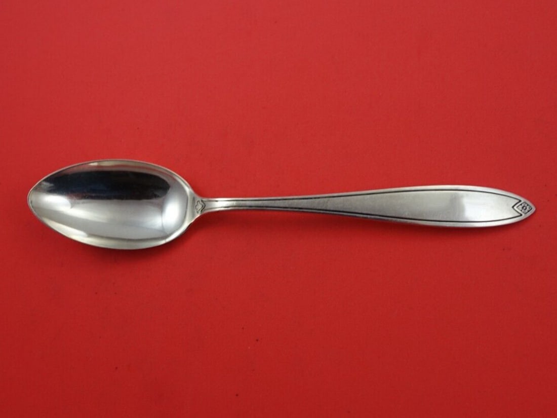 Hallmark Fiesta Sterling Silver Serving Spoon 8.5 Inch Heirloom (1 of 3)