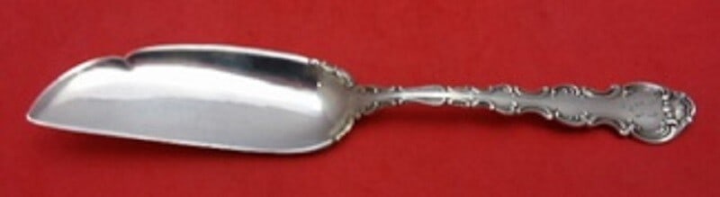 Gorham Strasbourg Sterling Silver Jelly Knife 6 7/8 Inch Monogrammed: Gorham Strasbourg Sterling Silver Jelly Knife 6 7/8 Inch Monogrammed This exquisite jelly knife features the elegant Strasbourg pattern, crafted by Gorham between 1850 and 1899. Measuring 6 7/8 inches