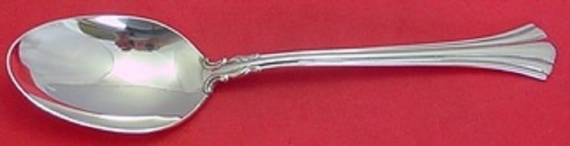 Reed & Barton Eighteenth Century Sterling Silver Serving Spoon 8 5/8" (1 of 2)