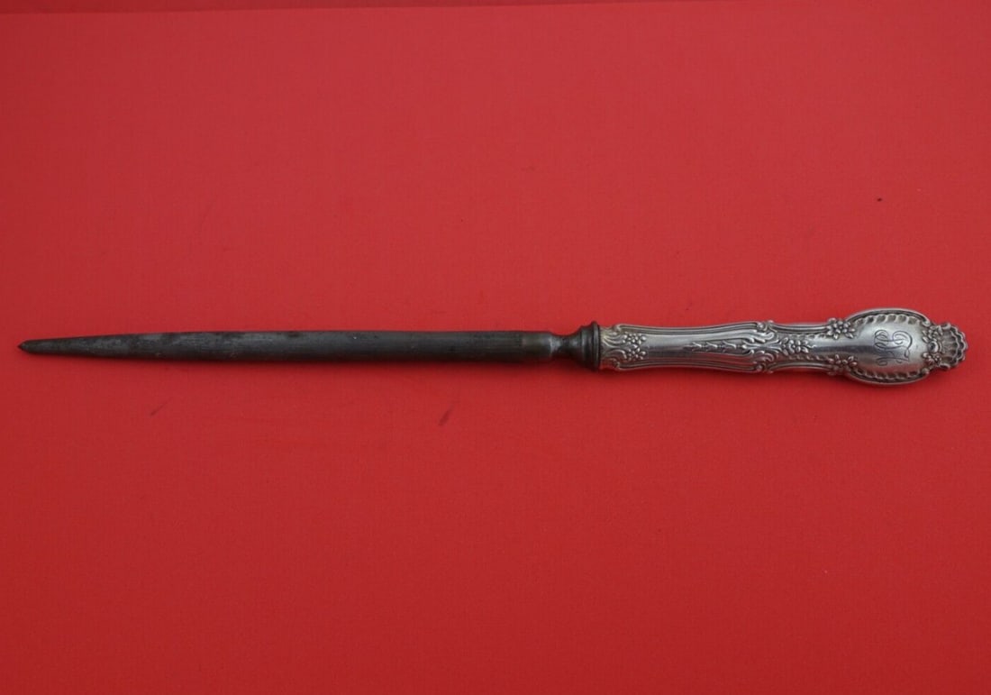 Tiffany & Co Richelieu Sterling Silver Roast Carving Hone 13 1/4" (1 of 3)