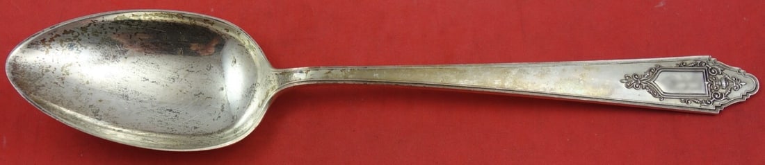 Lunt Granado Sterling Silver Serving Spoon 8 5/8 inches: Lunt Granado Sterling Silver Serving Spoon 8 5/8 inches This exquisite serving spoon is crafted from high-quality sterling silver and features the elegant Granado pattern by Lunt. Measuring 8 5/8 inch