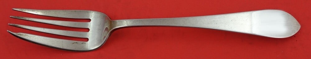 Dominick & Haff Pointed Antique Sterling Silver Cold Meat Fork 8.5": Dominick & Haff Pointed Antique Sterling Silver Cold Meat Fork 8.5" This exquisite cold meat fork is crafted from sterling silver and features the elegant Pointed Antique pattern by Dominick & Haff. M