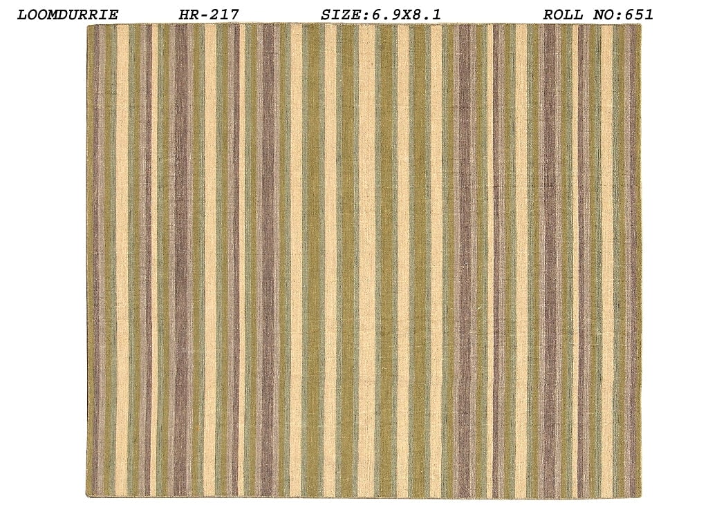 Vibrant 6.9 x 8.1 Multi-Color Dhurrie Handmade Flat Weave Rug: Vibrant 6.9 x 8.1 Multi-Color Dhurrie Handmade Flat Weave Rug Free continental US Shipping Enhance your living space with the 6.9 x 8.1 Multi-Color Dhurrie Flat Weave Rug, a perfect blend of tradition