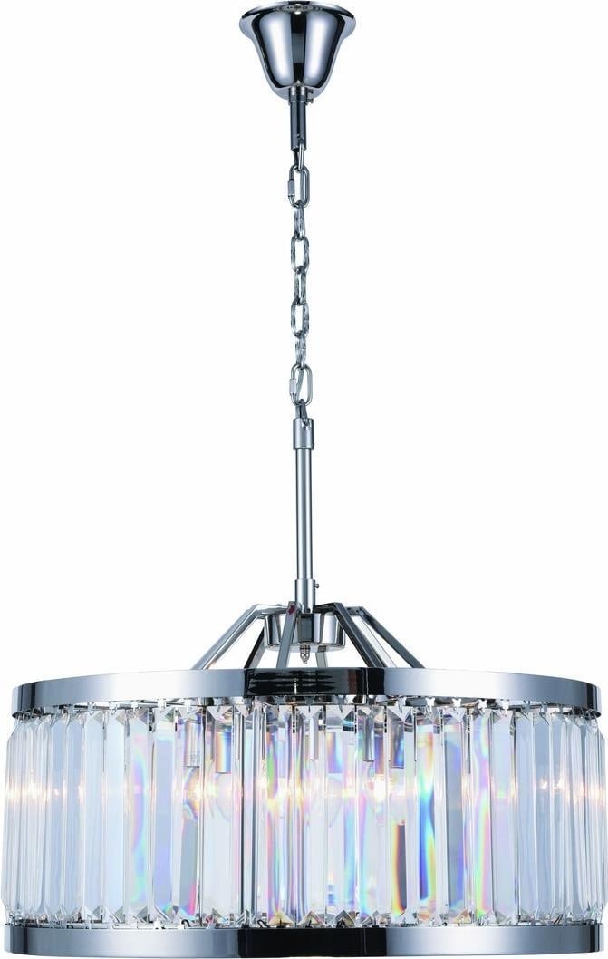 Elegant Chelsea Pendant Light 8 Bulbs Royal-Cut Crystal Hollywood Regency: Elegant Chelsea Pendant Light 8 Bulbs Royal-Cut Crystal Hollywood Regency Illuminate your spaces with the Stunning Chelsea Pendant Light, a striking centerpiece that embodies the elegance of Hollywood