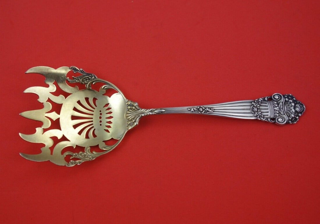 Towle Georgian Sterling Silver Patty Server 7 5/8 inch Monogrammed (1 of 2)