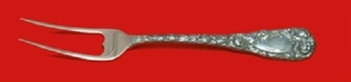 Durgin Chrysanthemum Sterling Silver Serving Fork English Server 7 1/2 Custom (1 of 1)