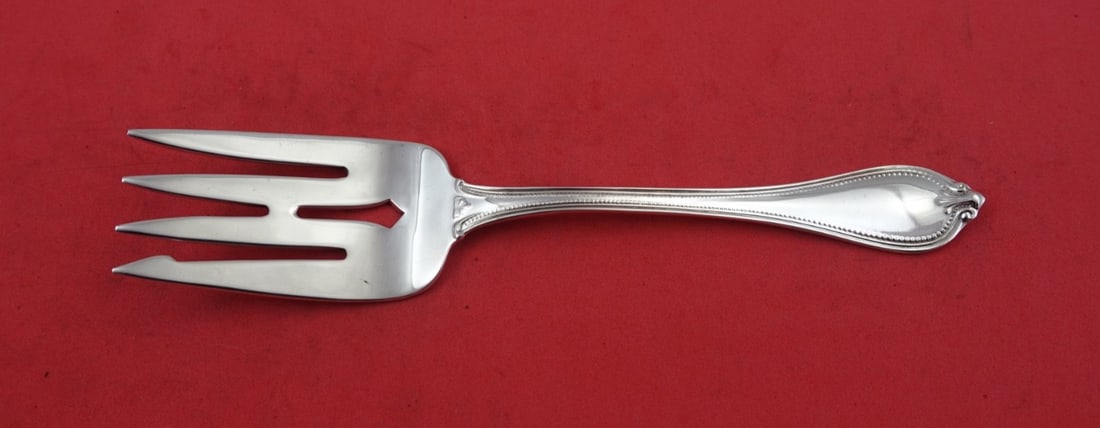 Towle Old Newbury Sterling Silver Cold Meat Fork 8.5 Inches: Towle Old Newbury Sterling Silver Cold Meat Fork 8.5 Inches This exquisite serving fork features the classic Old Newbury pattern by Towle, crafted from high-quality sterling silver. Measuring 8 1/2 in