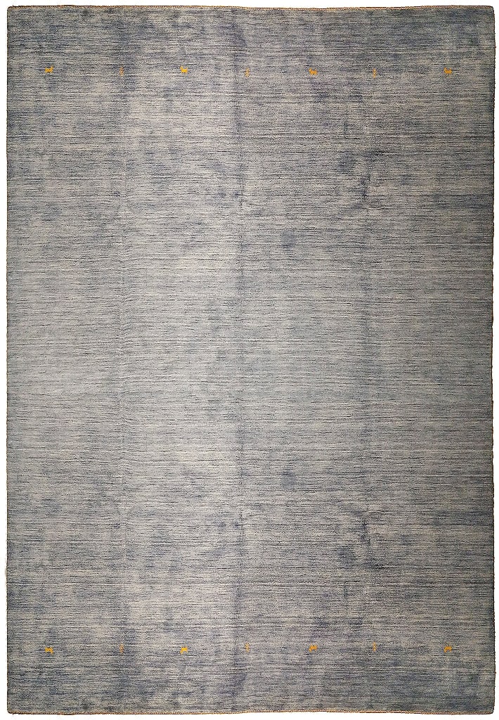 9 x 11.11 Slate Color Handmade Gabbeh Wool Rug: 9 x 11.11 Slate Color Handmade Gabbeh Wool Rug Free continental US Shipping Transform your space with the exquisite 9 x 11.11 Slate Color Gabbeh Contemporary Wool Handmade Rug. This stunning piece com