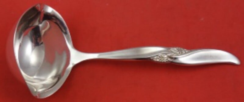 Northumbria Lake Louise Sterling Silver Gravy Ladle 7.5 inches (1 of 1)