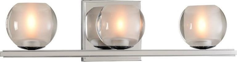 Kalco Corona Collection 3-Light Chrome Bath Fixture LED Dimmable (1 of 1)