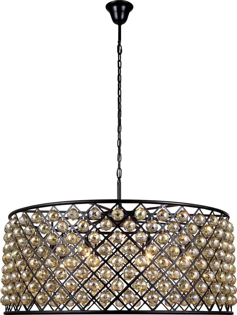 Elegant Lighting Madison Pendant Light Royal-Cut Crystal 10 Bulbs: Elegant Lighting Madison Pendant Light Royal-Cut Crystal 10 Bulbs Illuminate your space with the sophisticated Madison Crystal Pendant Light, a stunning addition to any decor. Crafted from faceted roy