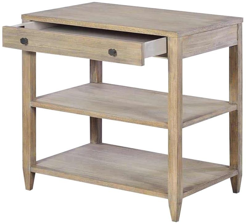 Oliver Home Wallace Collection Wide Rectangular Side Table Rabbit Finish (1 of 5)