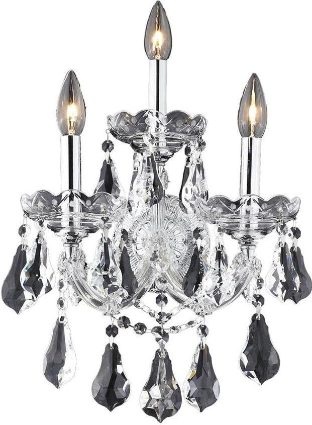 Elegant Maria Theresa Rococo Wall Sconce with Crystal Accents: Elegant Maria Theresa Rococo Wall Sconce with Crystal Accents Illuminate your space with the Elegant Maria Theresa Sconce, a stunning wall sconce that combines Rococo style with modern functionality. 