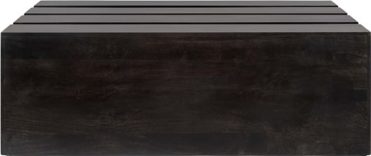 Carson Dark Ebony Square Coffee Table with Lacquer Finish (1 of 2)