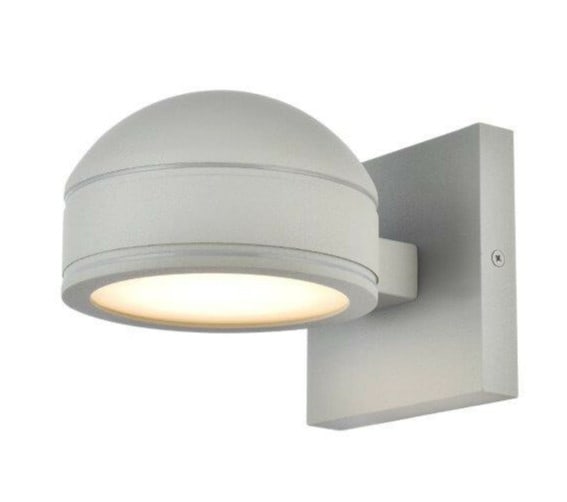 Living District Raine LED Outdoor Wall Sconce Silver 5 x 5 (1 of 7)