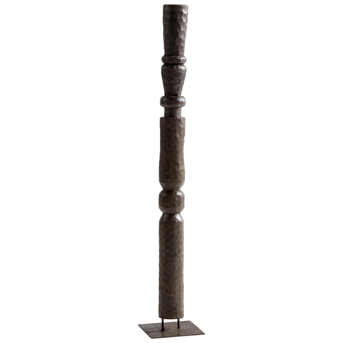 Kinsey Black Iron Transitional Sculpture Modern Art Design 60 Inches (1 of 7)