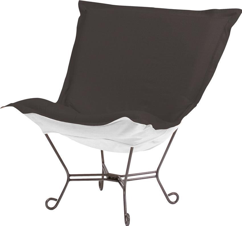 Howard Elliott Charcoal Seascape Puff Chair Contemporary Design: Howard Elliott Charcoal Seascape Puff Chair Contemporary Design Enhance your outdoor space with the Durable Seascape Patio Puff Chair, designed for comfort and style. This contemporary chair features 
