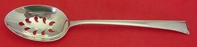 International Sterling Silver Serenity 9-Hole Slotted Serving Spoon (1 of 1)