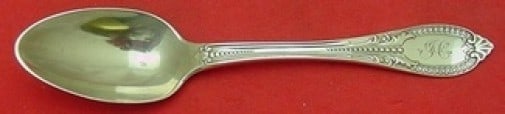 William Gale Italian Sterling Silver Serving Spoon 8.5" Monogrammed (1 of 1)