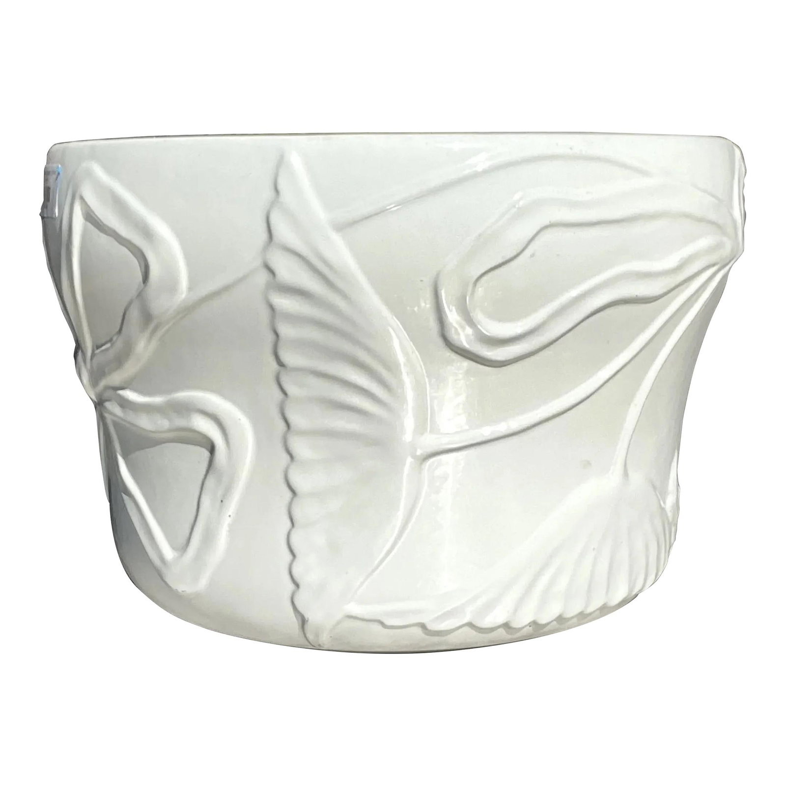 Vintage Italian Hand-Painted Ceramic Planter 14 x 14 x 9.5 (1 of 10)