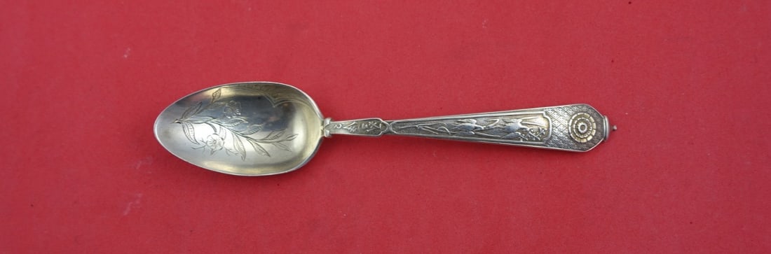Gorham Japanese Sterling Silver Teaspoon Morning Glory 6" (1 of 2)