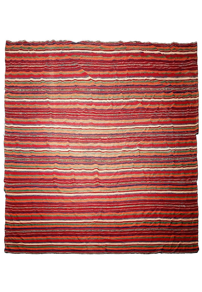 Handcrafted 7.8 x 8.3 Kilim Rug Persian Tribal Design: Handcrafted 7.8 x 8.3 Kilim Rug Persian Tribal Design Free continental US Shipping Enhance your home decor with the 7.8 x 8.3 Square Tribal Persian Flat-Weave Kilim Rug, handcrafted by skilled Persian