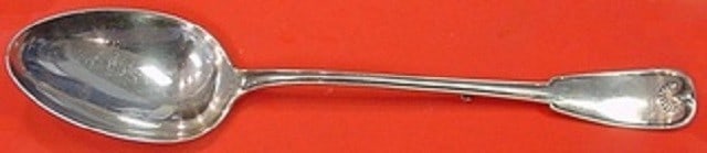 Tiffany & Co Palm Sterling Silver Stuffing Spoon 12.5" Monogrammed (1 of 1)