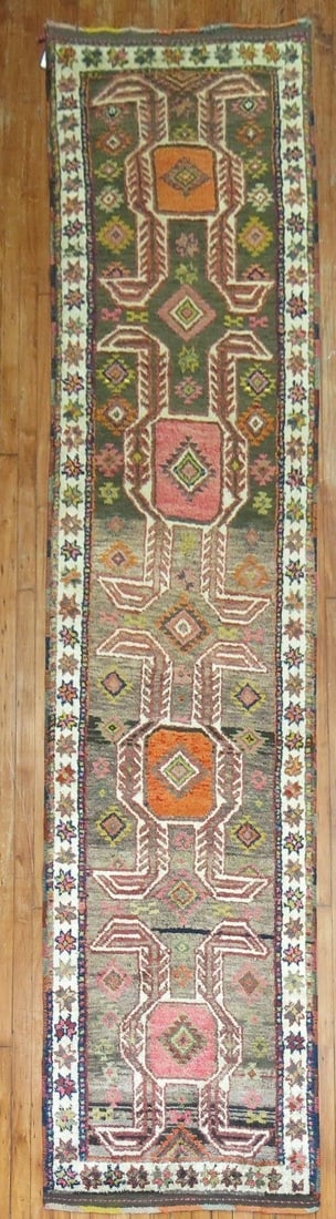 2' 8" x 12' 4" Turkish Anatolian Tribal Runner Rug (1 of 7)